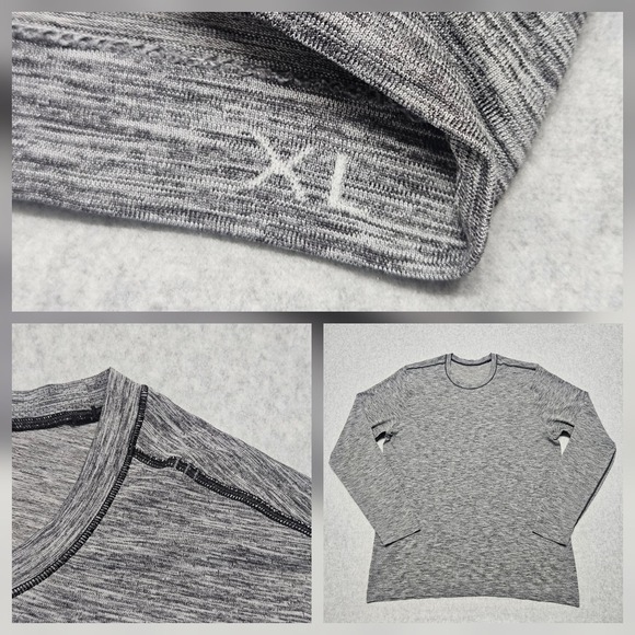 Lululemon Metal Vent  Crew Neck Long Sleeve Performance Shirt Mens Sz. XL - Picture 1 of 10